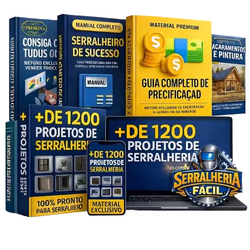 ⚡ LEVAR TAMBÉM: +1.200 Projetos de Serralheria
