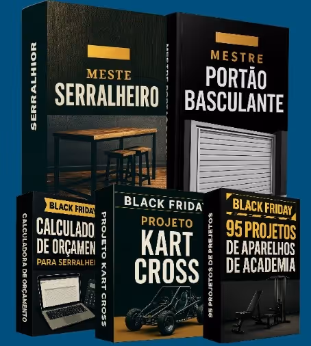 Mais de 1200 Projetos de Serralheria (Plano Completo)